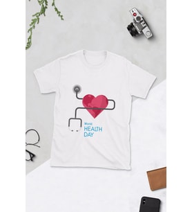 Dünya Kalp Günü Tasarımlı T-shirt