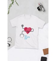 Dünya Kalp Günü Tasarımlı T-shirt