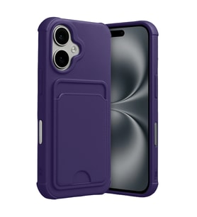 Apple İphone 17 Kelvin Kartvizitli Silikon - Derin Mor