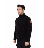 Erkek Siyah Taktik Polar Hırka - Outdoor Polis Poları