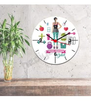 Pilates Eğitmeni Duvar Saati