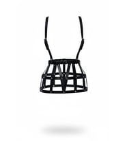 Mulvxbrf Brf02 Siyah Etek Deri Kafes Yapılı Perçin Detaylı Etek Mini Etek - Brf1252 (Mulvix)