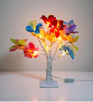 Dekoratif LED'li Çiçek Lamba - 35 cm