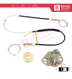Mercedes Axor 2001-2005 Atego MK1 1998-2004 9737200446 İçin Sağ Kapı Cam Kriko Tamir Seti