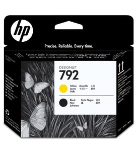 Hp 792 Cn702A Sarı Siyah Kafa Kartuşu Designjet L26500 / L28500