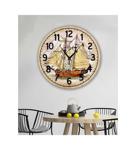 bilge Tasarım RETRO Duvar Saati 35 x 35 CM (Karışık)