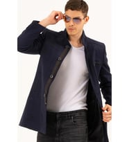 PLT8369 DEWBERRY PALTO-DÜZ LACİVERT