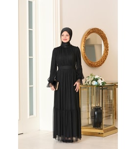 Eftelya Abiye Siyah SN90