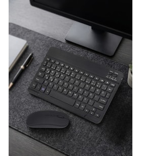 Bluetooth Klye Mouse Seti Taşınabilir Wireless Bilgisayar Aksesuarı