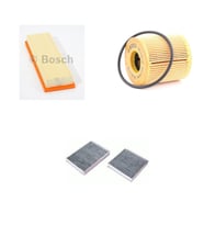 Bosch Filtre Bakım Seti Citroen C3 1.4 Benzinli 2009-2017 Hava + Yağ F. + Polen Filtre Bosch