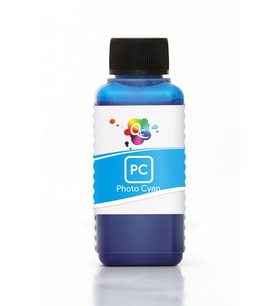 QC Canon Pixma Pro 10 Yazıcı Uyumlu Kartuş Mürekkebi   Pro Serisi 100ml PC Pigment Fotoğraf Mavi
