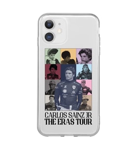 Iphone 11 Uyumlu Carlos Sainz Tasarımlı Şeffaf Telefon Kılıfı