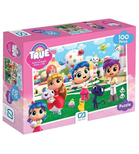 True Puzzle 100 Parça (Çok Renkli)
