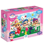 True Puzzle 100 Parça (Çok Renkli)