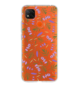 PrintiFy Xiaomi Redmi 9C ile Uyumlu 1mm Slim Fit Water Color 3 Baskılı Şeffaf  Kılıf