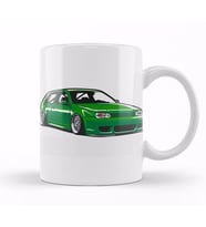 Stanced out Golf MK4 Green Kupa Bardak Porselen