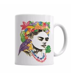 Frida Kahlo Kupa Bardak Porselen