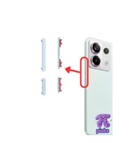 Redmi Note 13 Pro 5G Açma Kapama Ve Yan Ses Tuşu Plastik Düğme 2312DRA50G 2312DRA50C Uyumlu
