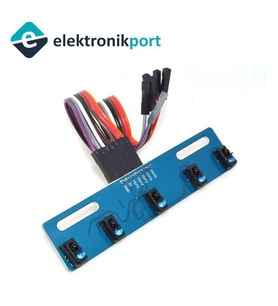 TCRT5000L 5 Kanal Kızılötesi Sensör Modülü 5'li Çizgi İzleyen Sensör Arduino