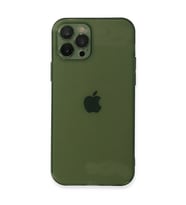 Apple İphone 12 Pro Max Kılıf Fly Lens Silikon - Yeşil