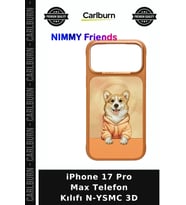 iPhone 17 Pro Max Telefon Kılıfı N-YSMC 3D Akıllı Kap Cep Giysisi Cihaz Koruma