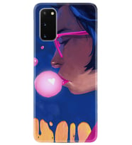 Samsung A02S A03S A10 A12 A13 A21S A22 Kılıf Desenli Silikon Sakız ve Kız 1767
