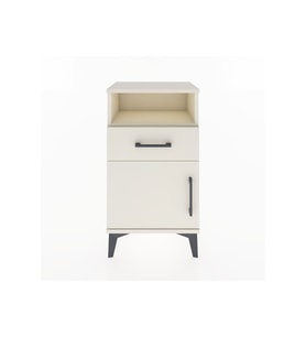 Arges Komodin 2 Raflı Tek Çekmeceli Tek Kapaklı 44x30x80 Aytaşı-Aytaşı