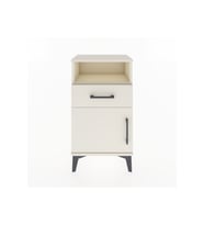 Arges Komodin 2 Raflı Tek Çekmeceli Tek Kapaklı 44x30x80 Aytaşı-Aytaşı