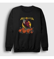 Presmono Unisex Siyah Seer Helloween Sweatshirt 149547tt