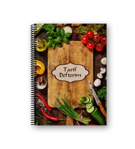 DEFFTER 64503-9 20x28 YEMEK TARİF DEFTERİ / CHOPPING BOARD
