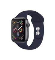 Apple Watch Uyumlu Silikon Kordon 2 3 4 5 6 Seri 38 - 40 Mm Pudra Pembe