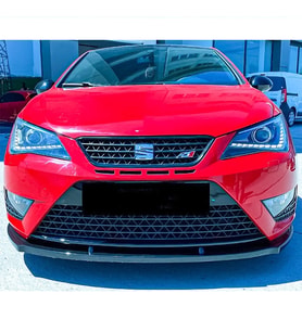 Seat İbiza Mk4 Cupra Ön Lip Parlak Siyah Plastik Ön Ek Karlık 2008-2017 ABS karlık+bodykit+ek