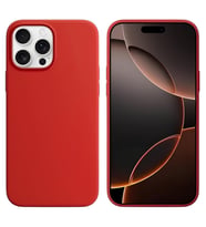 Apple iPhone 16 Pro 6.3'' Liquit Lansman Silikon Kırmızı
