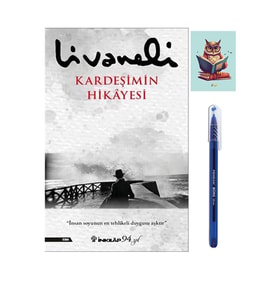 Kardeşimin Hikayesi ROMANI - Zülfü Livaneli - Büro Mavi Tükenmez Kalem - Not defterli (Renksiz)