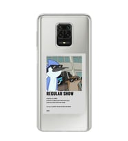 Redmi Note 9 Pro/Note 9S Uyumlu Regular Show Mordecai ve Rigby Desenli Şeffaf Telefon Kılıfı
