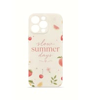 iPhone 13 Pro Vorian İnce Kamera Korumalı Mika Kılıf Slow Summer Days