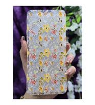 Xiaomi Redmi 13C Uyumlu Renkli Çiçekler Desenli Şeffaf Telefon Kılıfı