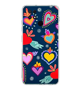 PrintiFy Xiaomi Poco C40 ile Uyumlu 1mm Slim Fit Retro Renkler 3 Baskılı Şeffaf  Kılıf