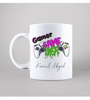 Gamer ( Oyuncu ) Tasarımlı Kupa Kişiye Özel