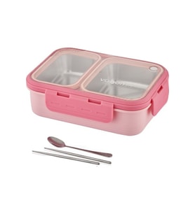 Vagonlife Lunch Box 700 ml Tek Kat Iki Bölmeli Metal Kaşıklı Yeni Nesil Sef