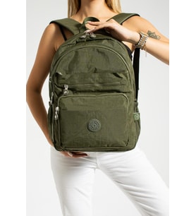 Unisex Okul Çantası Su İtici Hafif Klinkır Kumaş Günlük Sırt Çantası 40*30 Cm Lise Ortaokul Çantası