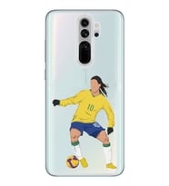 Xiaomi Redmi Note 8 PRO Uyumlu Ronaldinho Tasarımlı Şeffaf Telefon Kılıfı