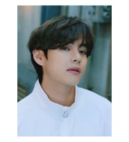 Fila V Kım Taehyung Tablo Ahşap Poster Dekoratif Kod2718