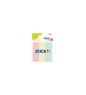 Hopax Stick'n Yapışkanlı Not Kağıdı 76 x 25 mm 3 Renk 50 Yaprak