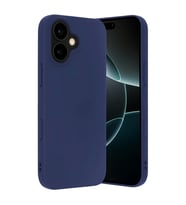 Apple iPhone 17 Nano içi Kadife Silikon - Lacivert