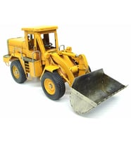 Dekoratif Metal İş Makinesi (Sarı)