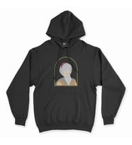Orhan Gazi Siyah Kapşonlu Sweatshirt Hoddie