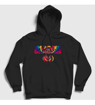 Presmono Unisex Siyah Retro Imagine Dragons Kapüşonlu Sweatshirt 82767tt