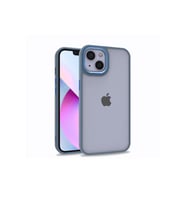 Apple iPhone 13 Uyumlu Kılıf Zore Flora Kapak (Açık Mavi)