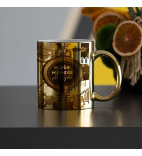 Makine Mühendisine Gold Kupa Bardak